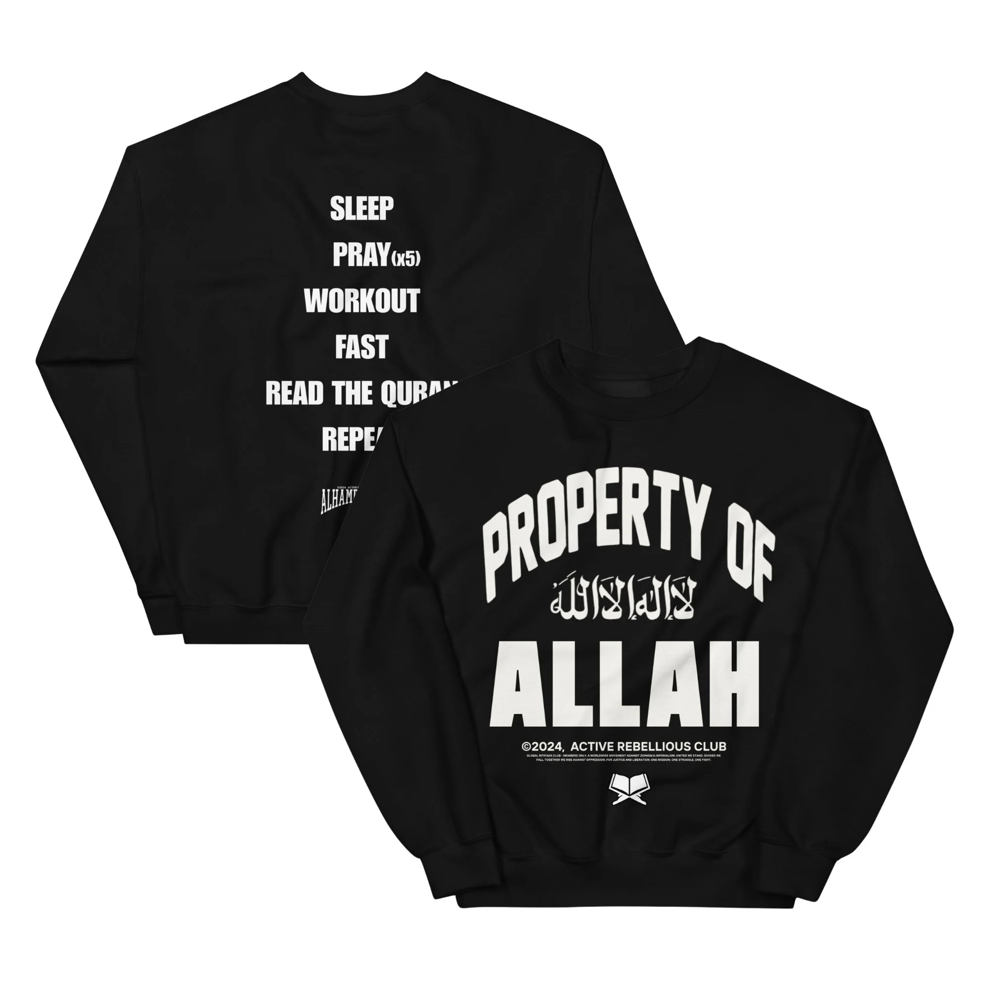AZSC SWEATSHIRT - PROPERTY OF ALLAH