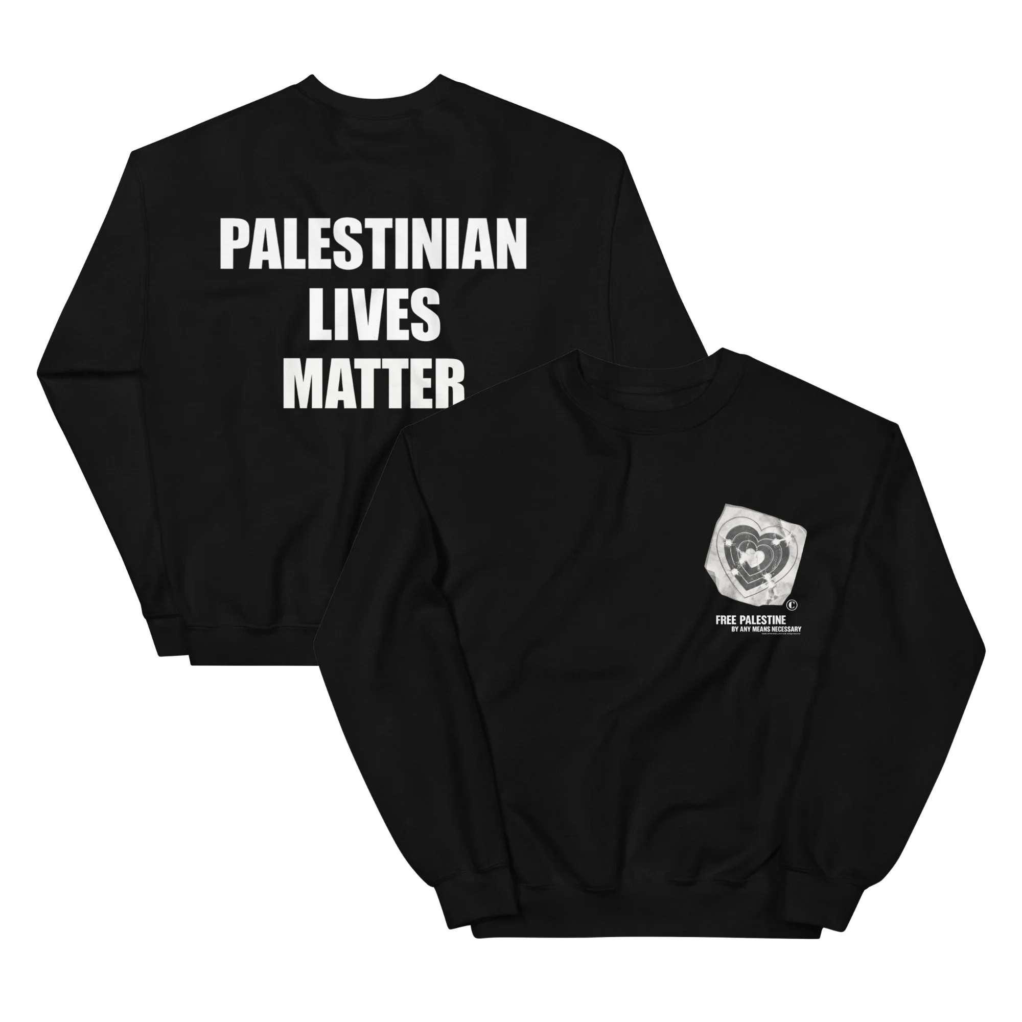 AZSC X NETWALKER13 SWEATSHIRT - PALESTINIAN LIVES MATTER