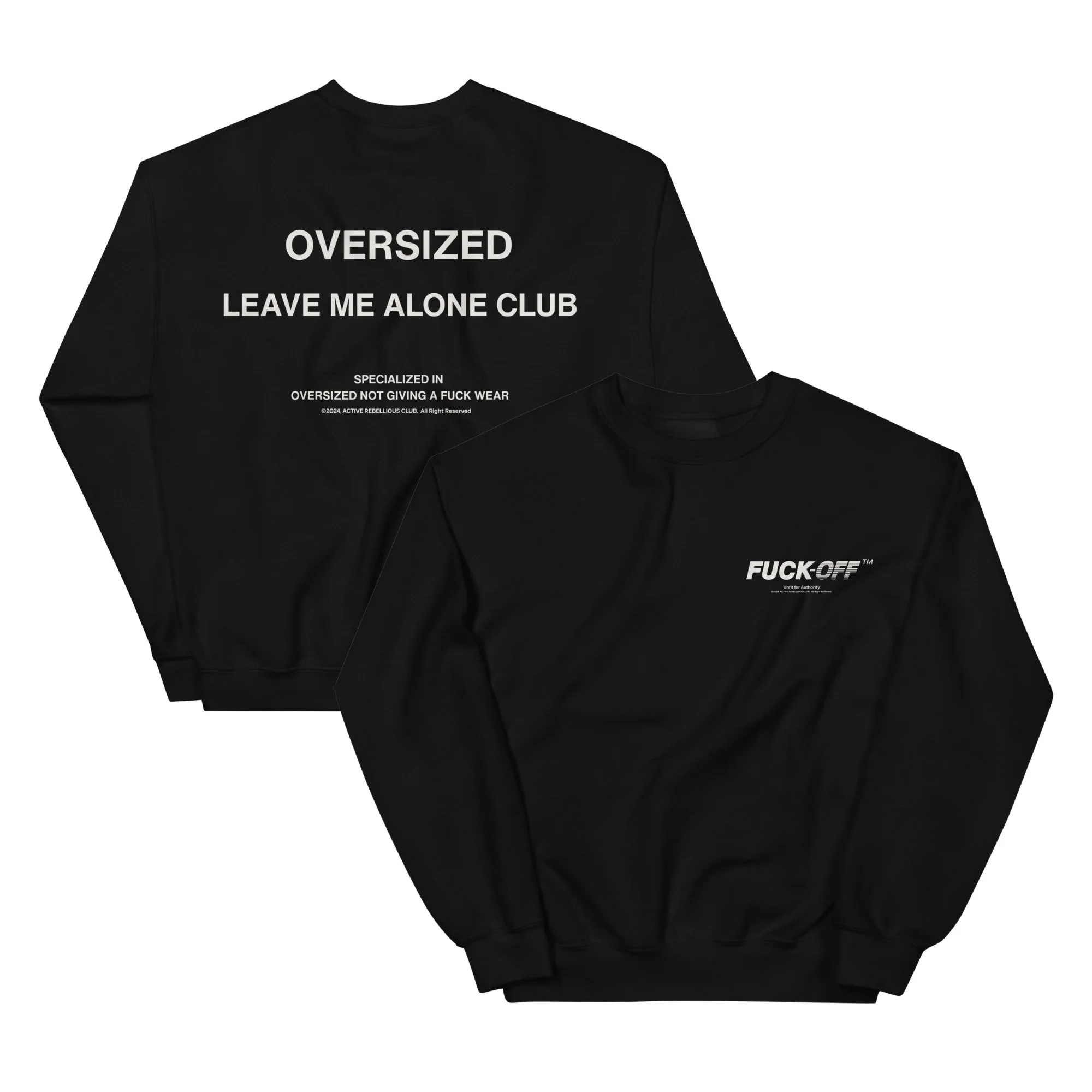 Active Club oversized gym sweatshirt lifting club gym wear fitness tøj træningstøj