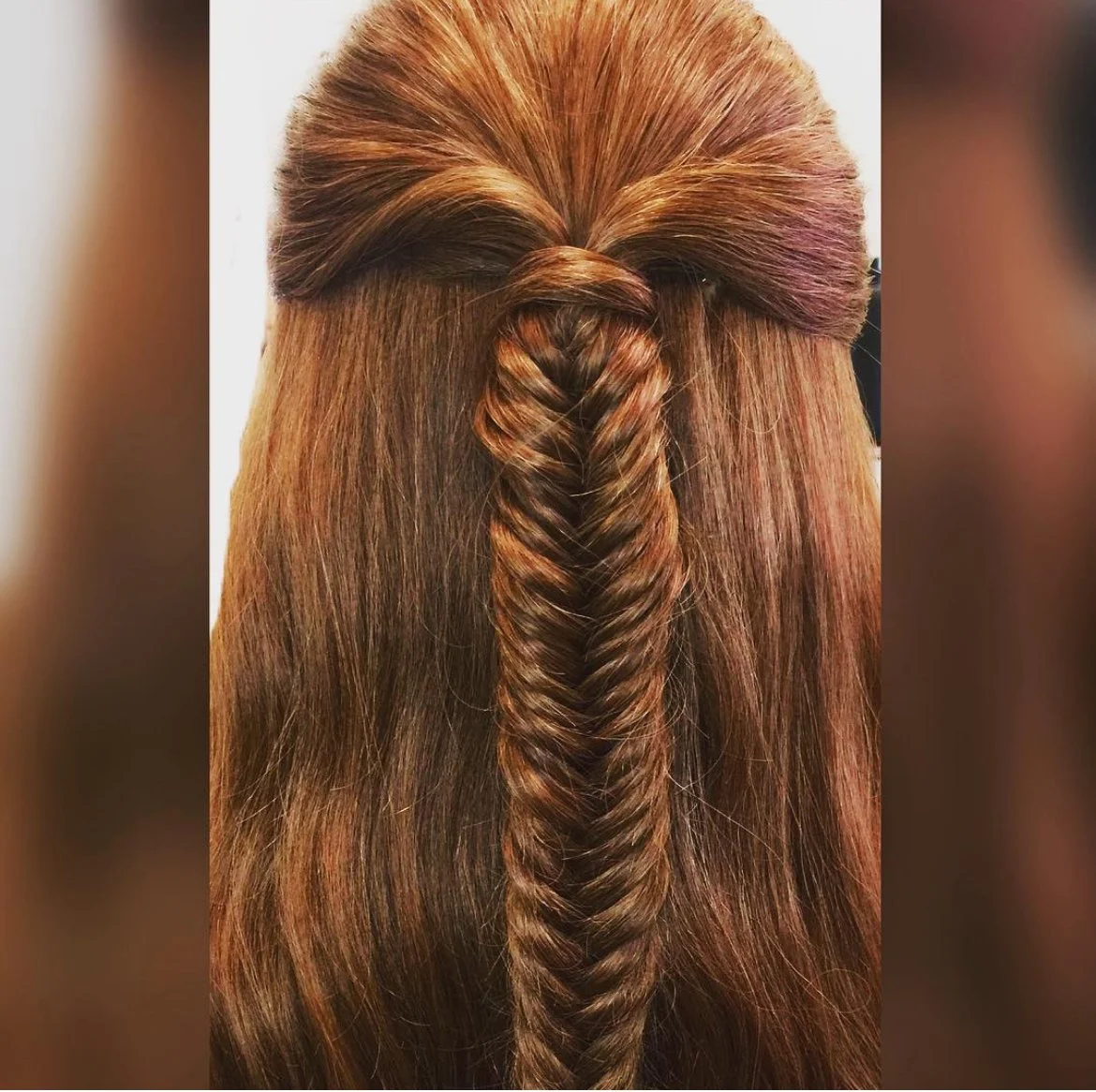 Blow drying and Styling.