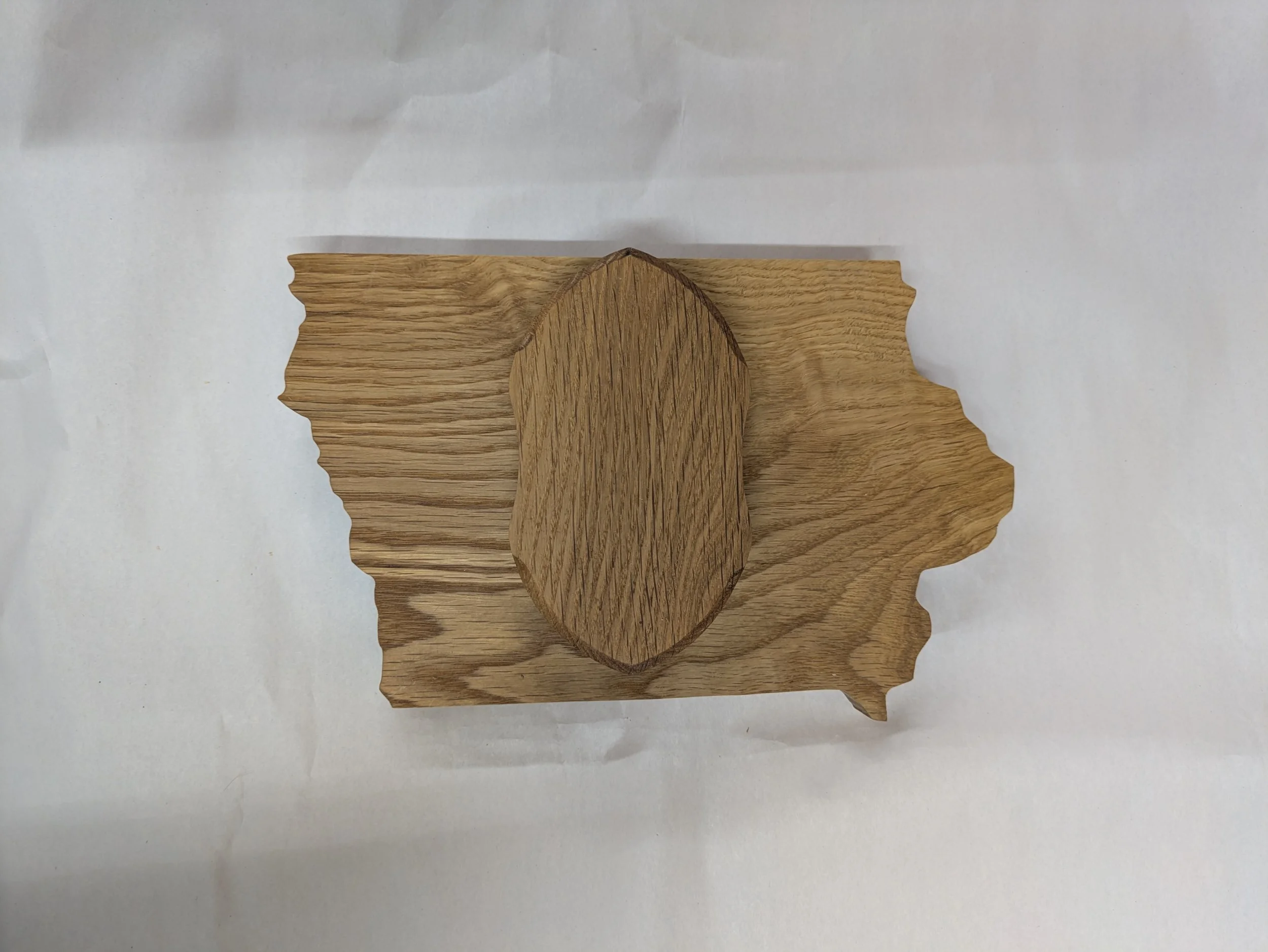 Deer Antler Mount - Iowa Shape