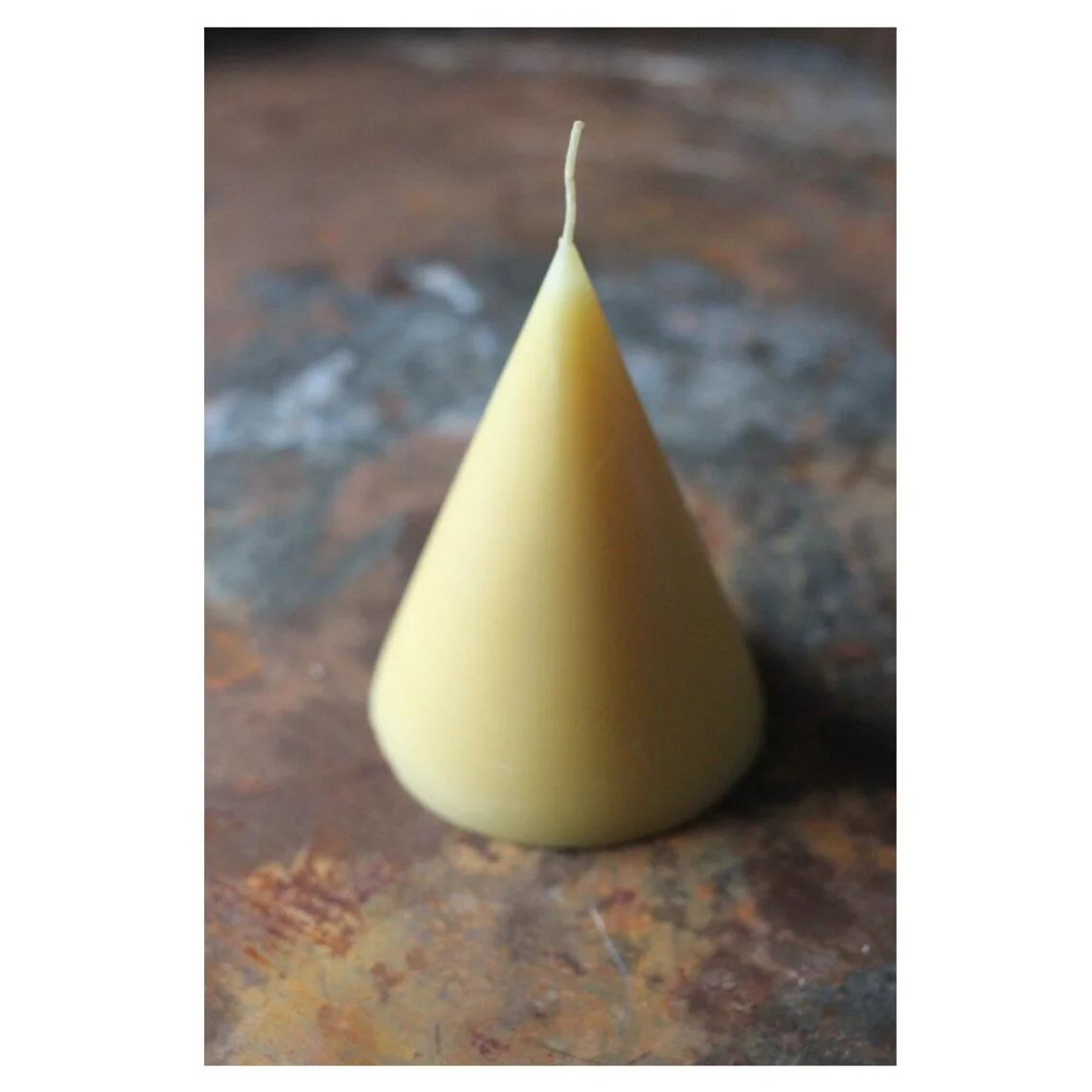 Meditation Candle / Beeswax Coconut Wax Blend/ Organic Hemp Beeswax Wick