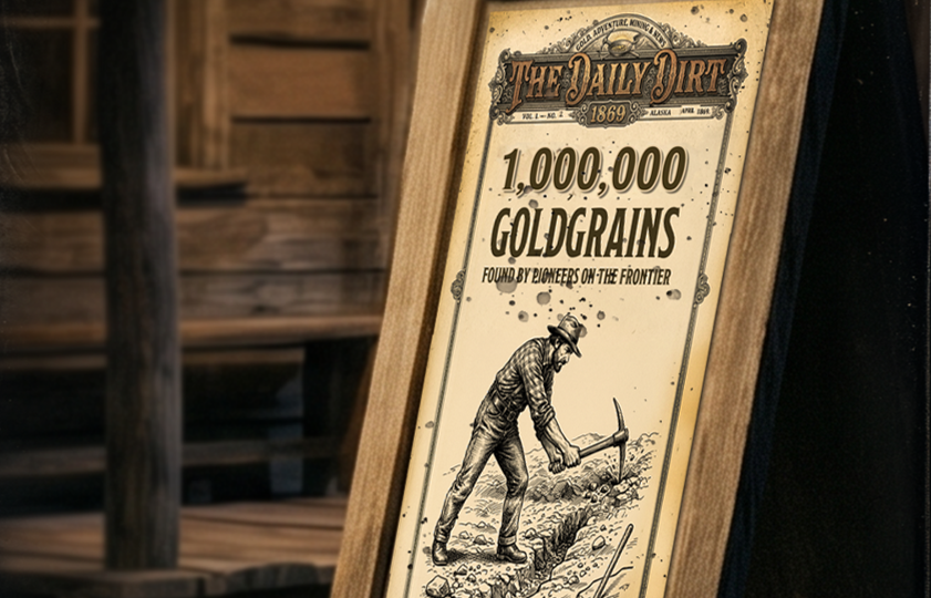 Over 1m in gold grains found
