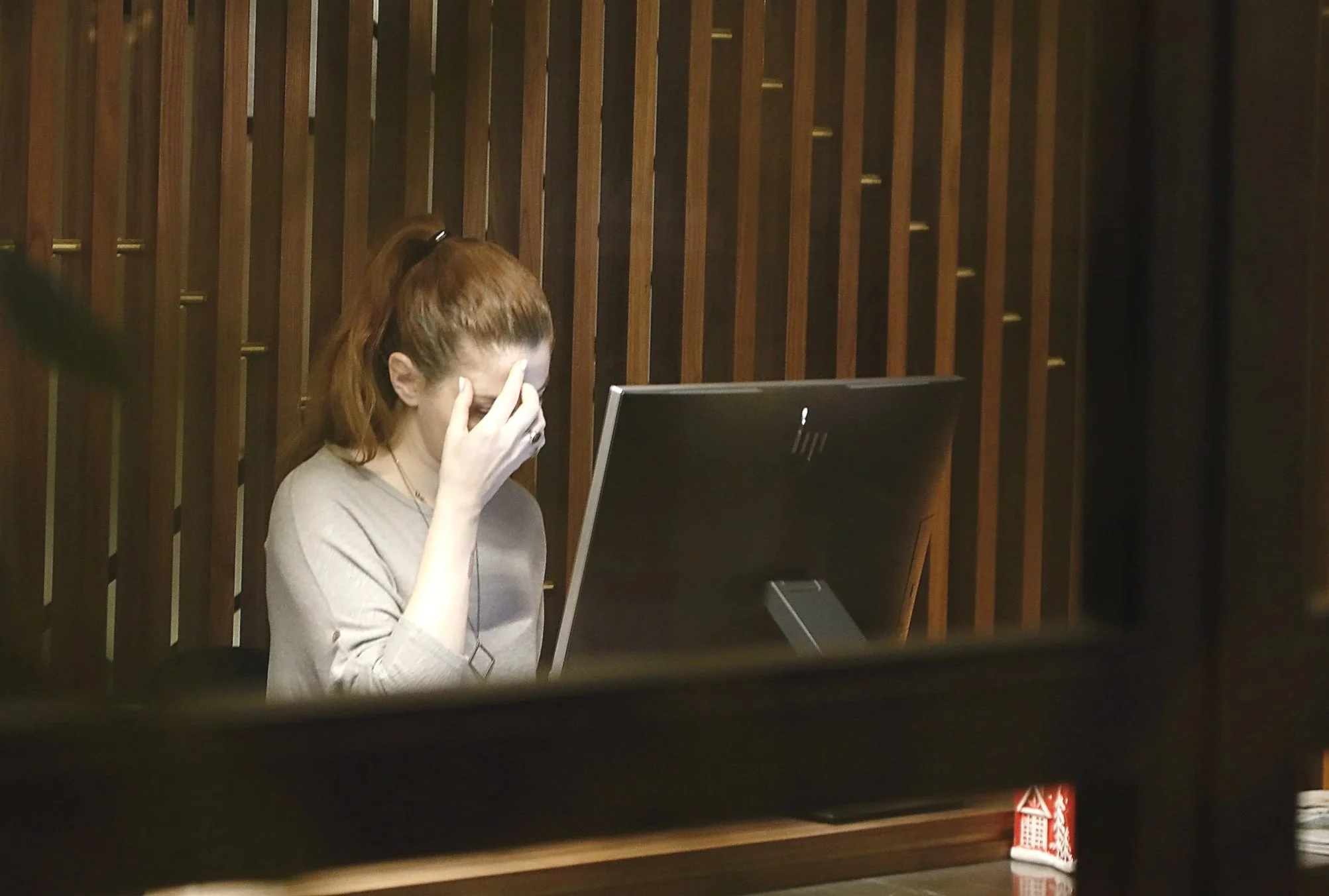 Woman with racing thoughts