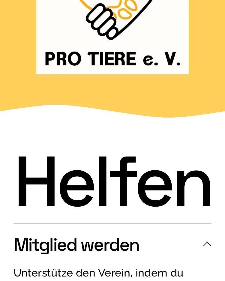 Mit deiner Mitgliedschaft leistest du einen wertvollen Beitrag f&uuml;r unsere Hilfe am Tier🍀Danke 

https://static1.squarespace.com/static/687ea908235d22374e61ec32/t/68b2f68f97f359248cd65488/1756558991850/Antrag_Mitgliedschaft.pdf