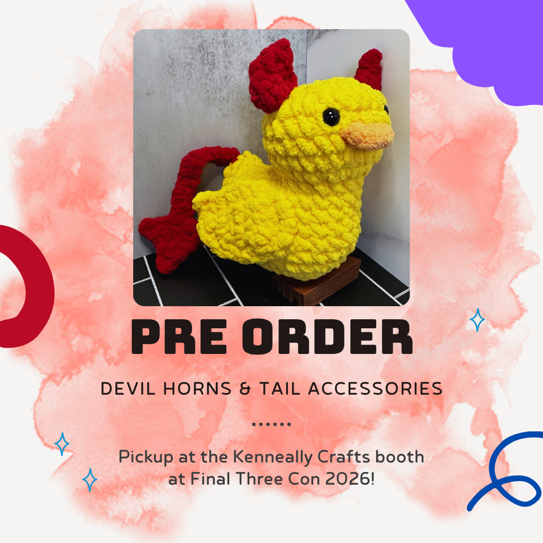 Devil Horns & Tail Accessory Preorder