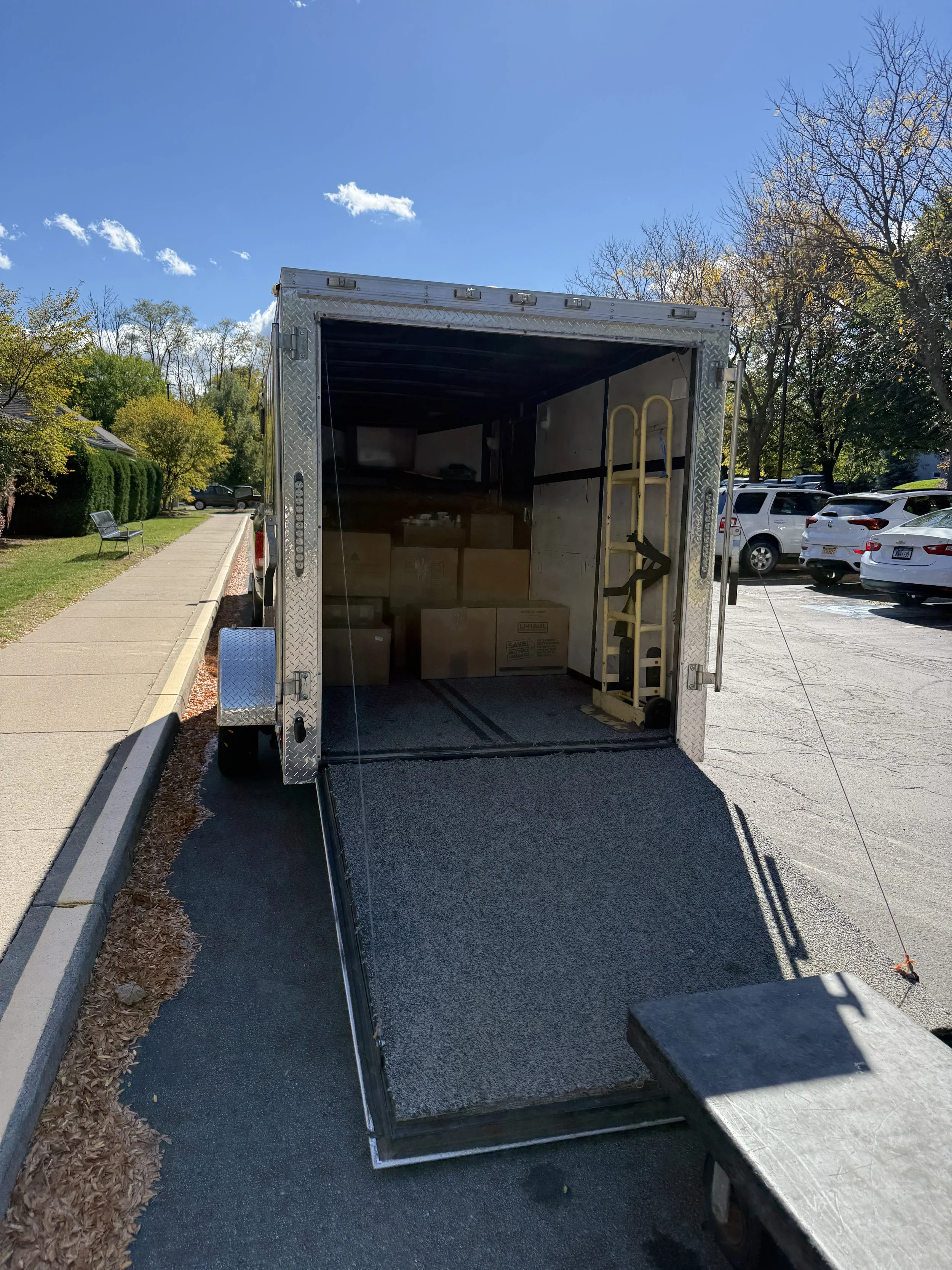 Trucks and Trailers, Moving Vans of All Sizes.