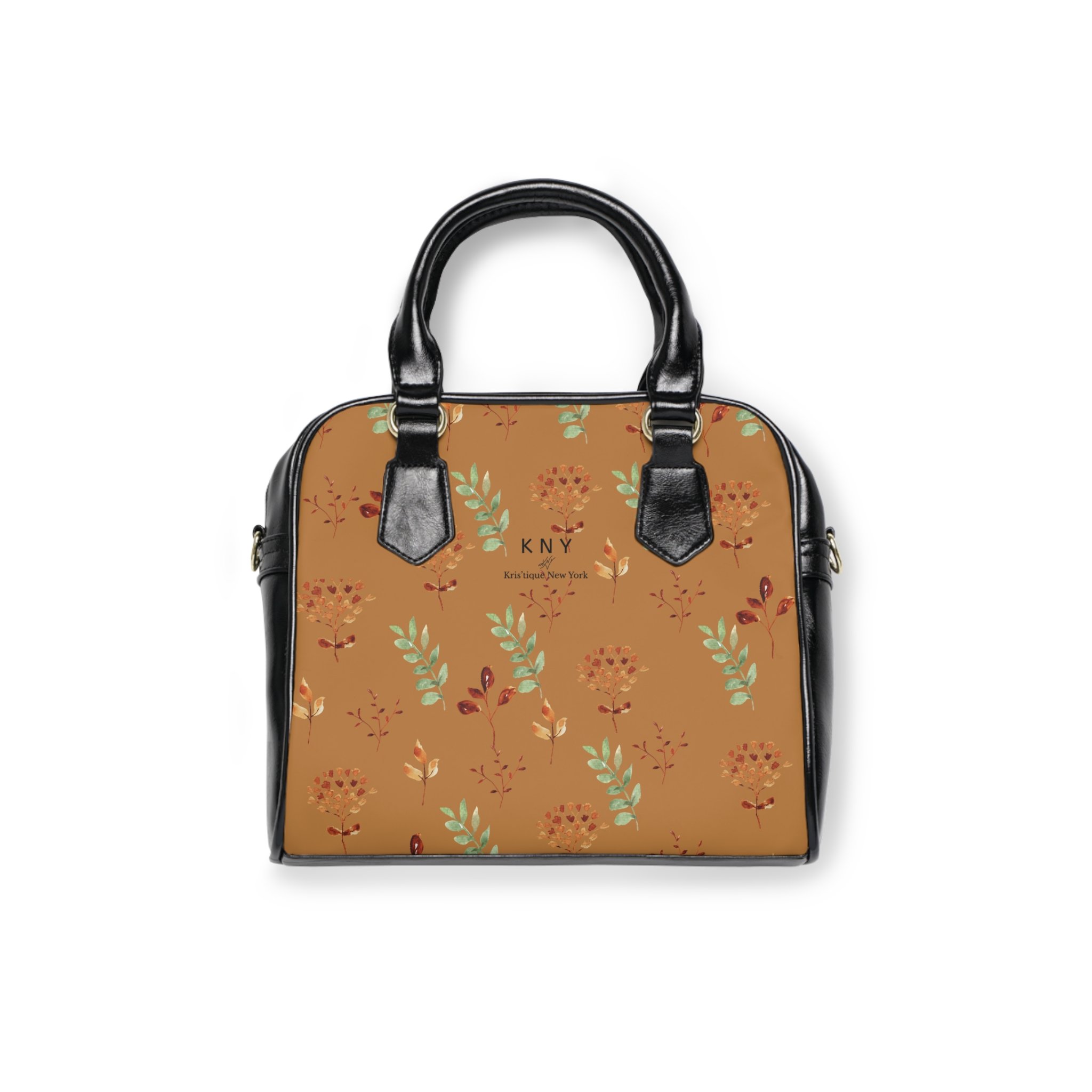 KNY * Floral Shoulder Handbag