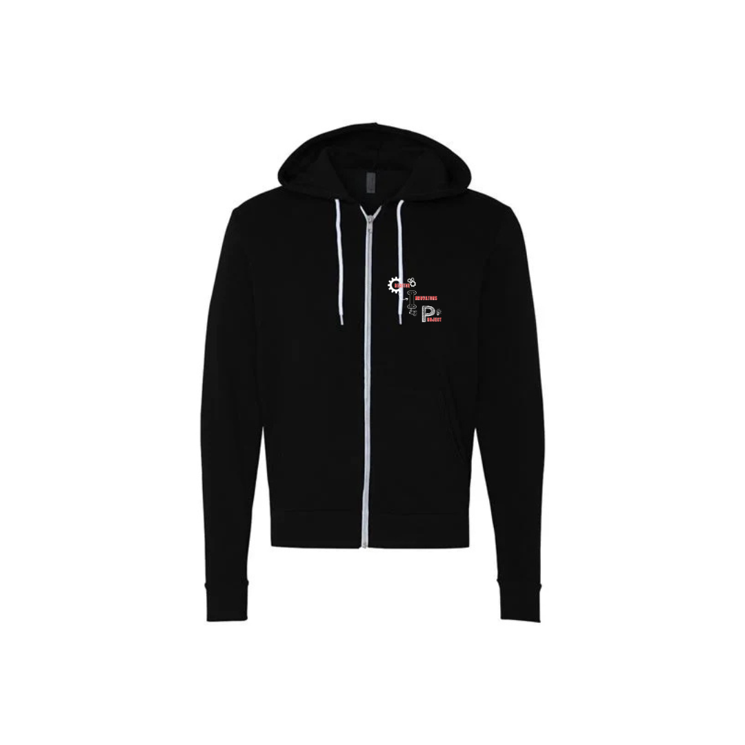 CIP Bella + Canvas Unisex Full-Zip Hooded Sweatshirt-Adult