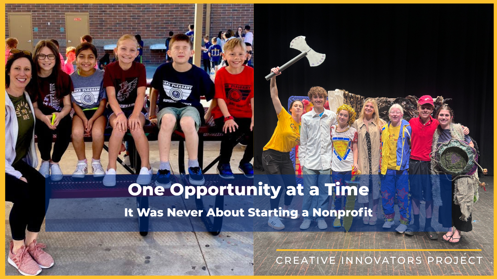 One Opportunity at a Time: It Was Never About Starting a Nonprofit
