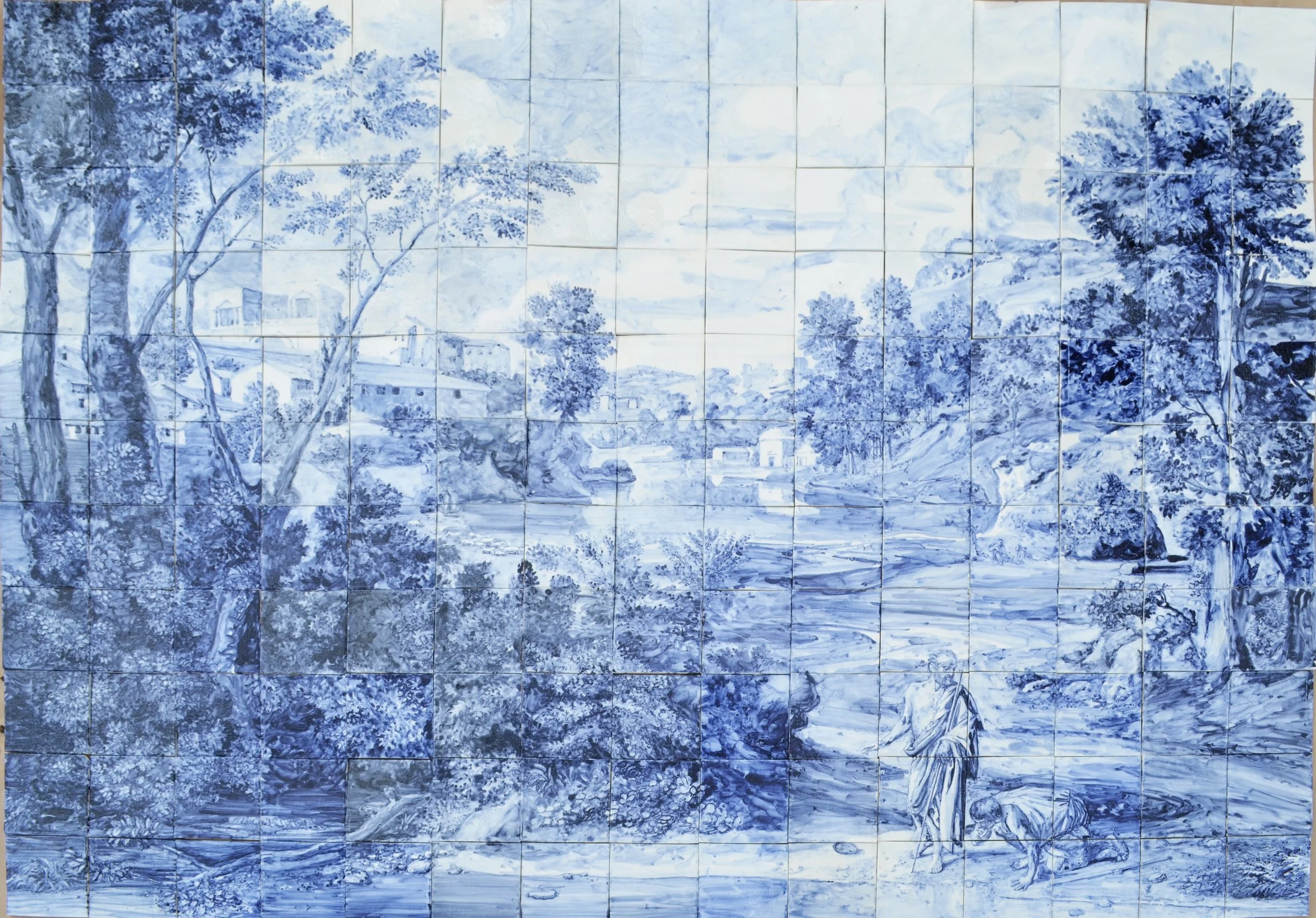 azulejo copie d'un tableau du XVIIe siècle