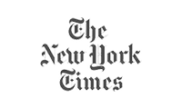 Logo reading 'The New York Times' in a stylized font
