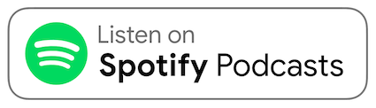 Spotify logo with text 'Listen on Spotify Podcasts'