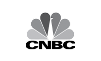 Black and white NBC logo with peacock feathers