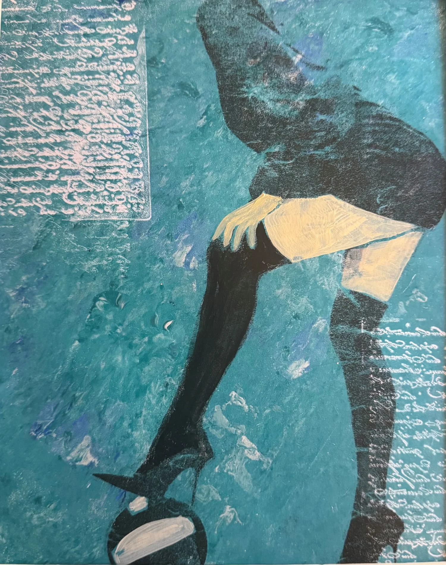 It's Not About Thinking - 8x10in, Sold
