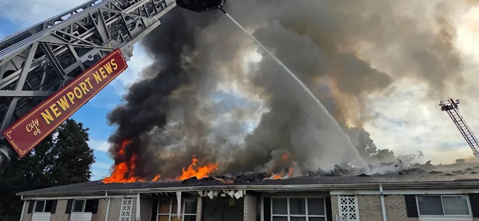 Dog Dies, Multiple Families Displaced After Apartment Fire in Newport News