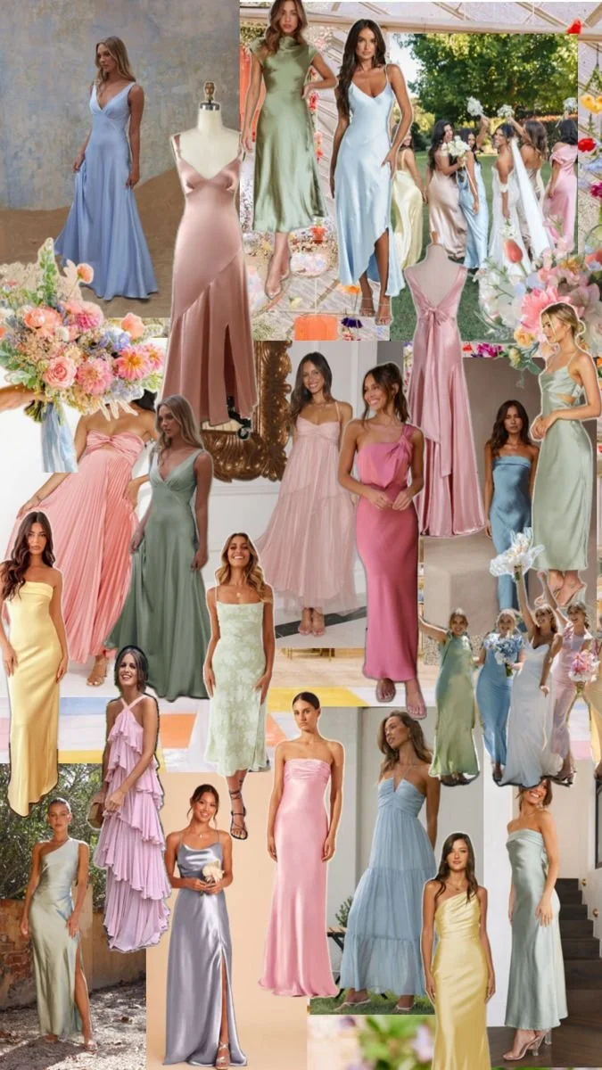 collage of bridesmaid dresses #bridesmaids #wedding #inspo.jpeg