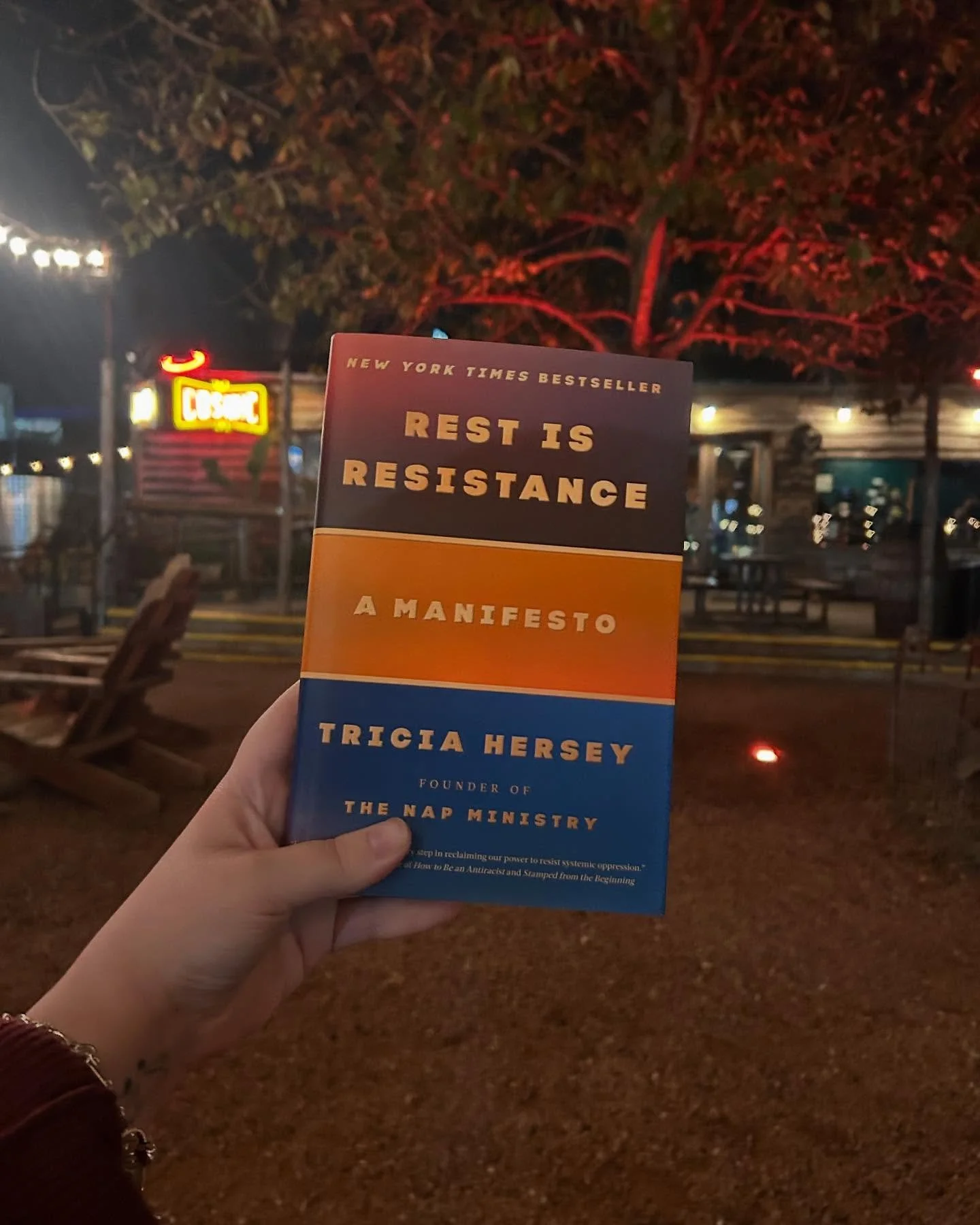 📚 ATX Therapist Book Club - February 2025📚 
Organized and ran by Madison Domin, LCSW, CCTP

Rest is Resistance by Tricia Hersey. 
⭐️⭐️⭐️⭐️⭐️
.
&ldquo;Sometimes bed rotting is needed, it&rsquo;s not rotting it&rsquo;s fermenting, and that how fruit 