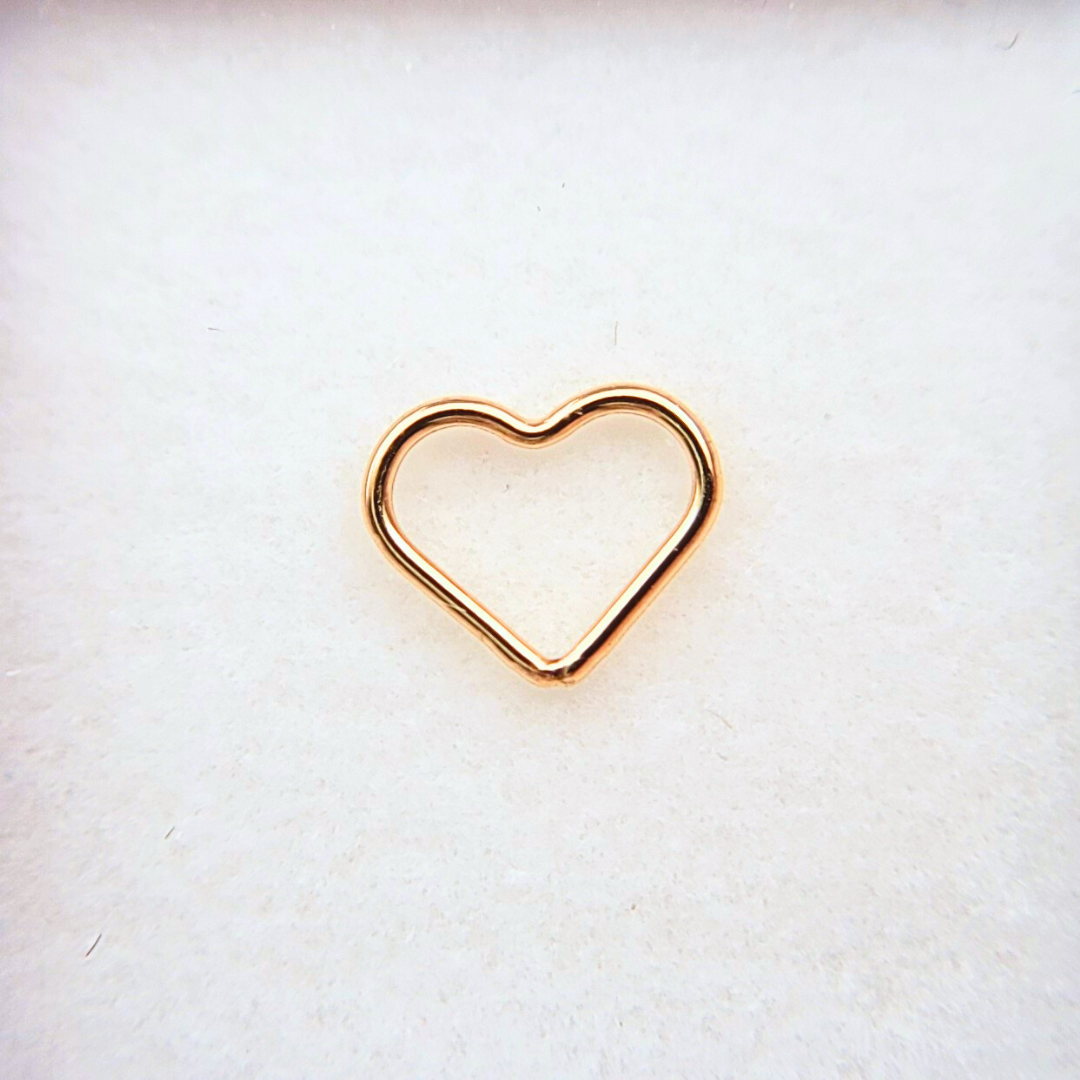 Gold Filled Chibi Heart