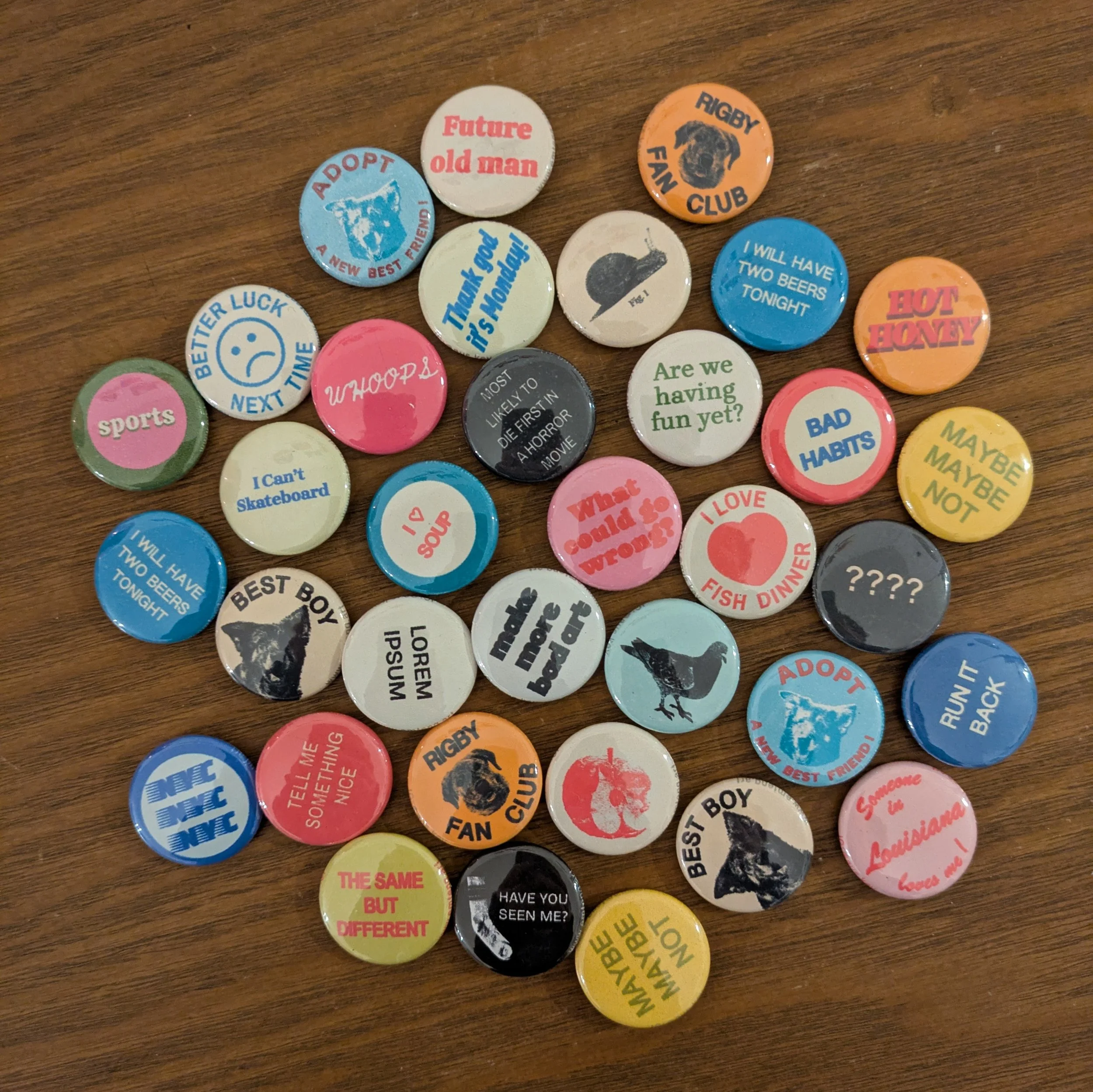 Button Bundle - 4 for $10!