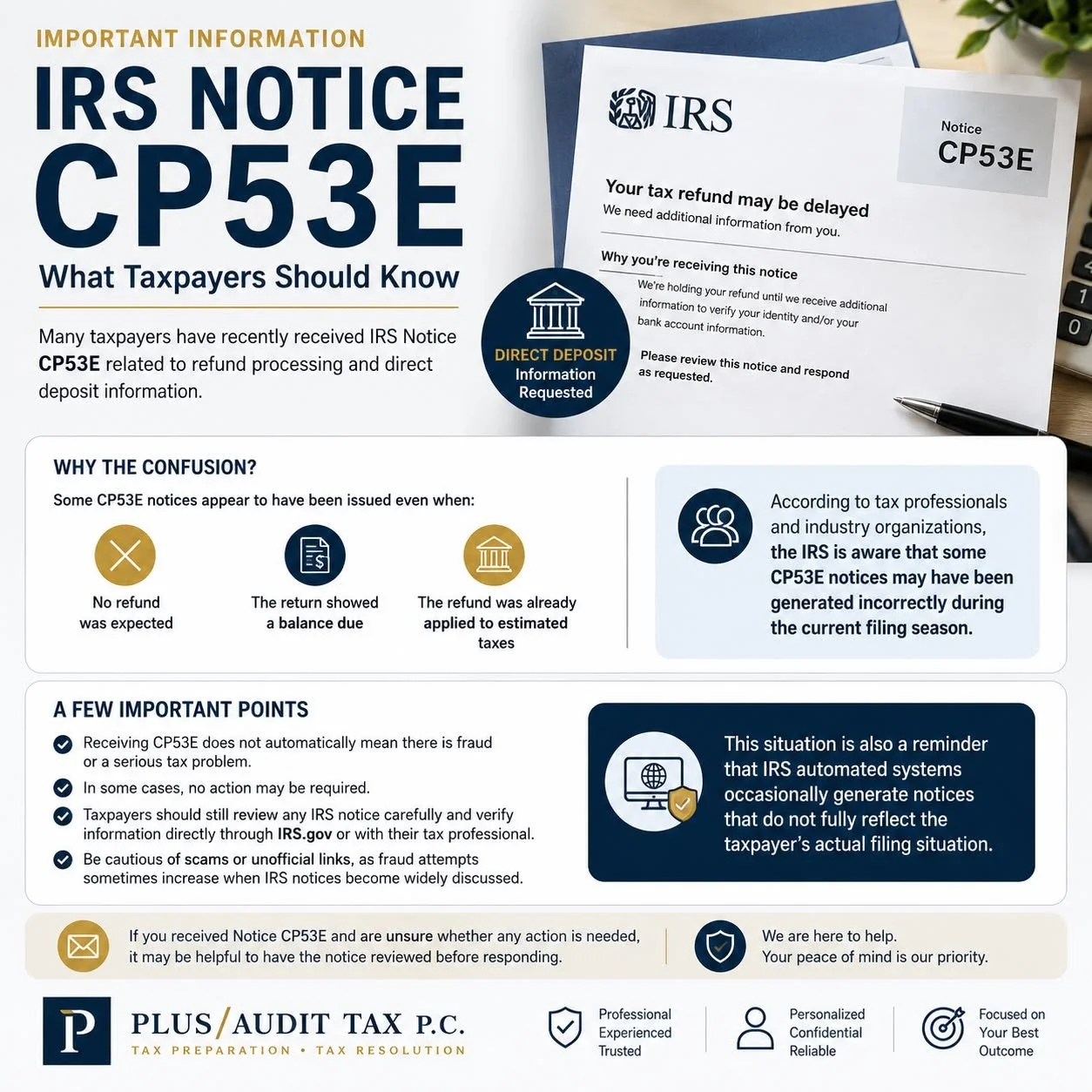 IRS Notice CP53E issue