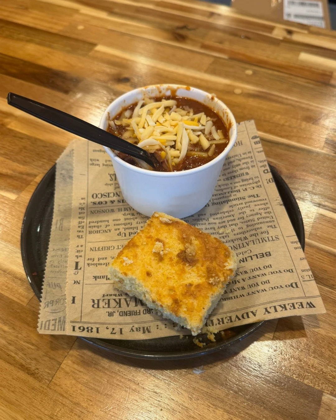 Brisket Chili is on the menu this week...