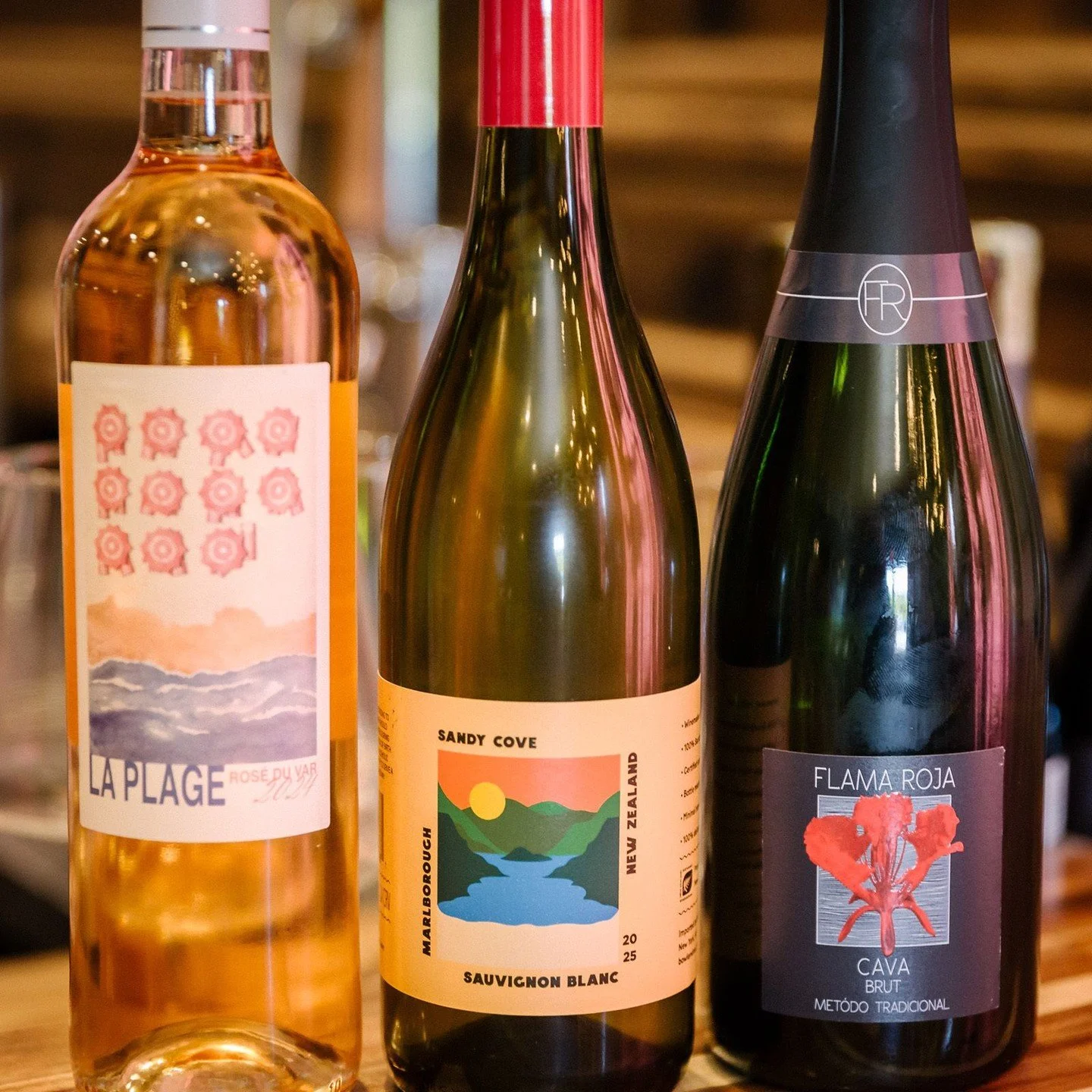 Provence ros&eacute;. North Georgia mountains. A corner table and nowhere to be. The La Plage La Vidaubanaise is pouring right now and summer just found its drink.