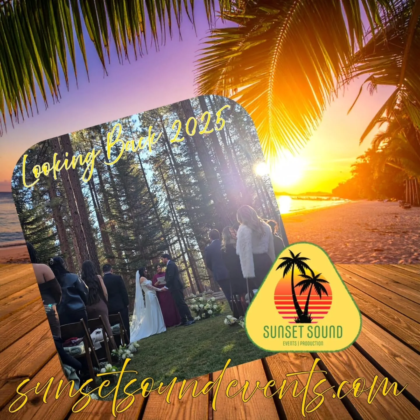 @sunsetsoundevents is ready to play all the dance hits at any event. 

Be sure to book now and ask about our photobooth, lighting, cold sparklers, and DJ services.
