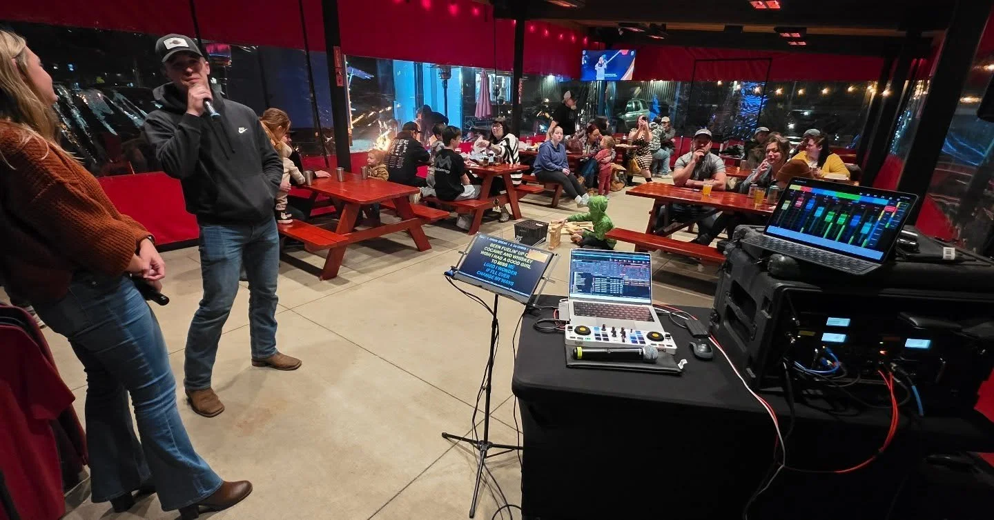 @sunsetsoundevents we got karaoke! Karaoke at a bar, wedding or any events.