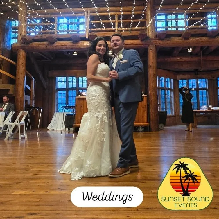 @sunsetwoundevents weddings. Providing the dance music to your dance floor. 

Www.sunsetsoundevents.com 
Book now for weddings, events, pool parties and more.