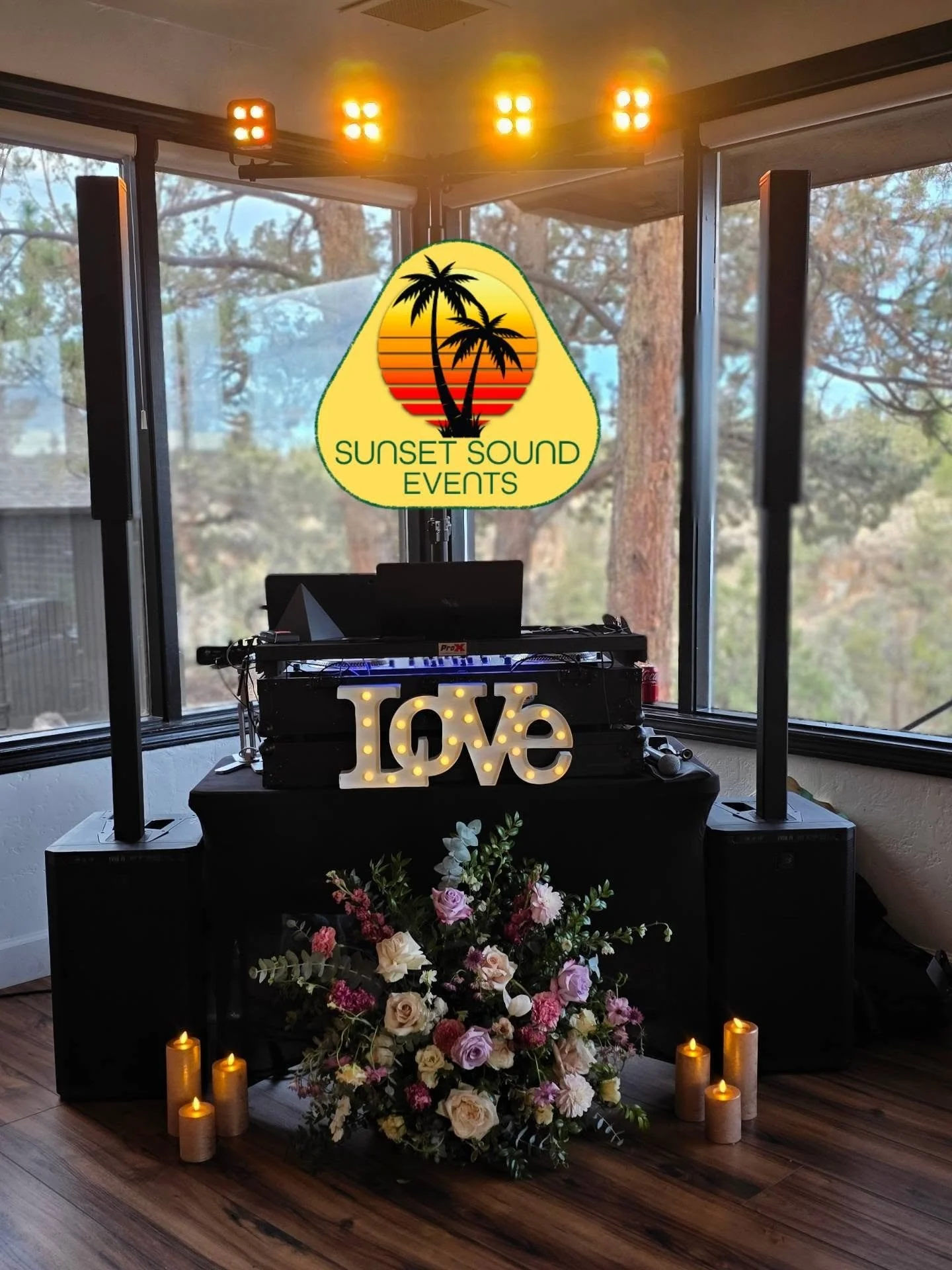 @sunsetsoundevents event set up at @riverrlodge