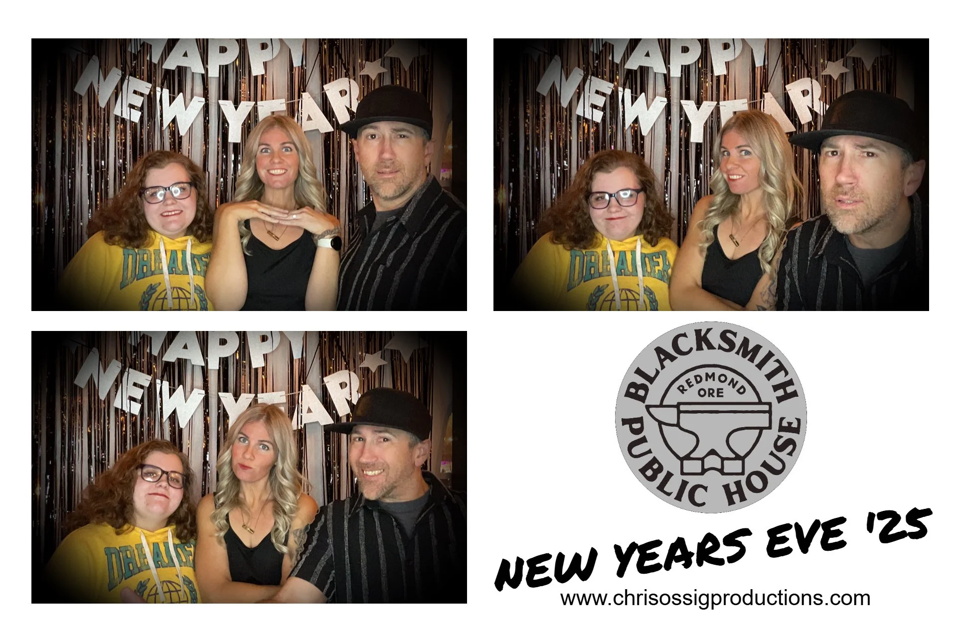 All photos from our booth are delivered digitally, giving guests instant access to their memories. Each image can be customized with your own text, colors, or event branding, creating a personalized touch that makes every photo feel uniquely yours.