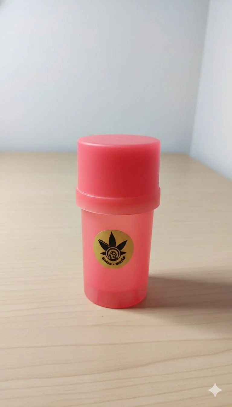 Grinder de plástico Rosado