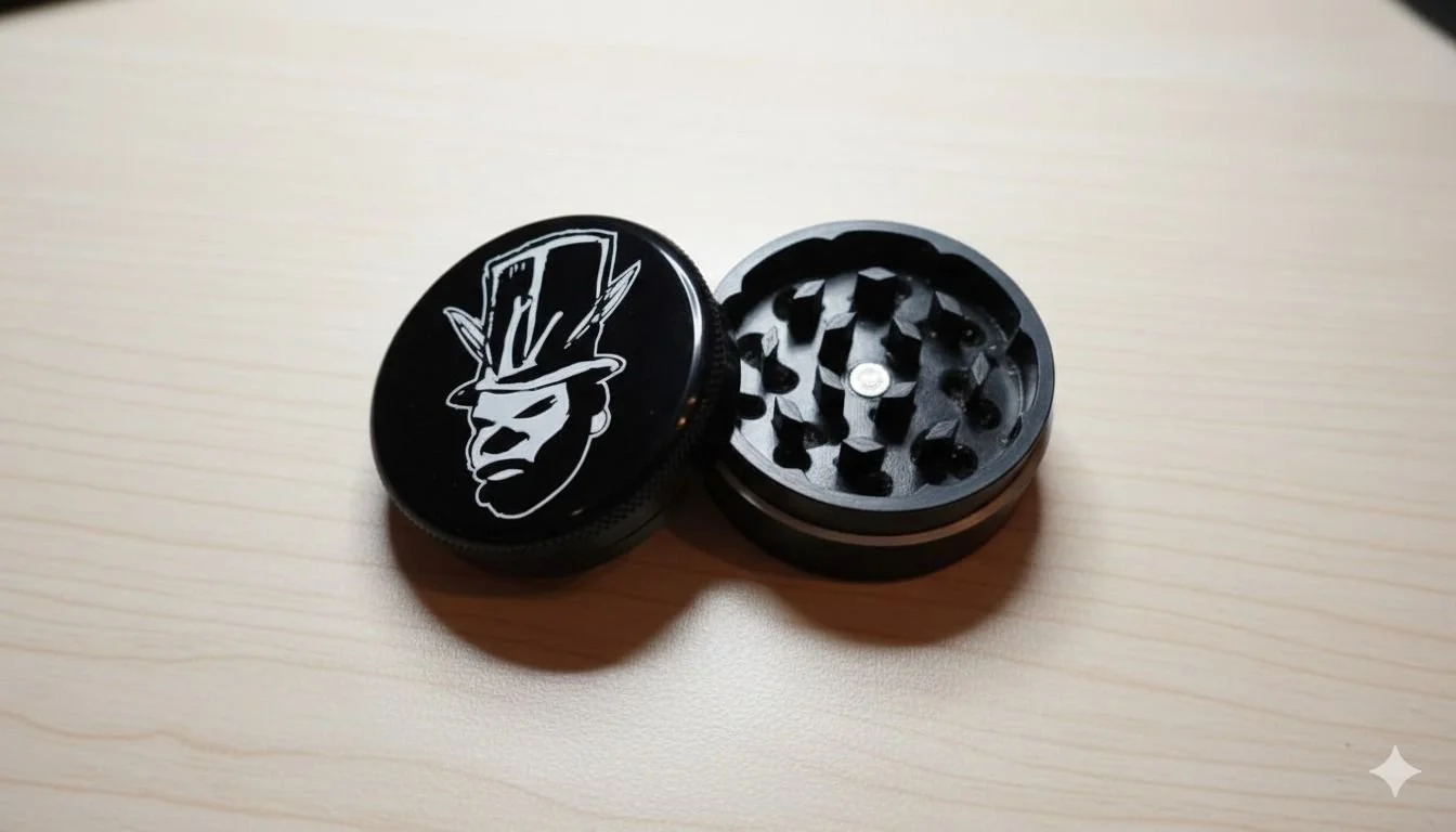 Grinder metálico Negro Mediano