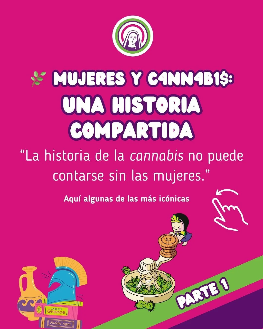 🌿 Mujeres y cannabis: una historia compartida
“La historia de la cannabis no puede contarse sin las mujeres.”
Desde el Antiguo Egipto hasta los monasterios medievales y las estepas de Siberia, las mujeres han sido parte fundamental en e
