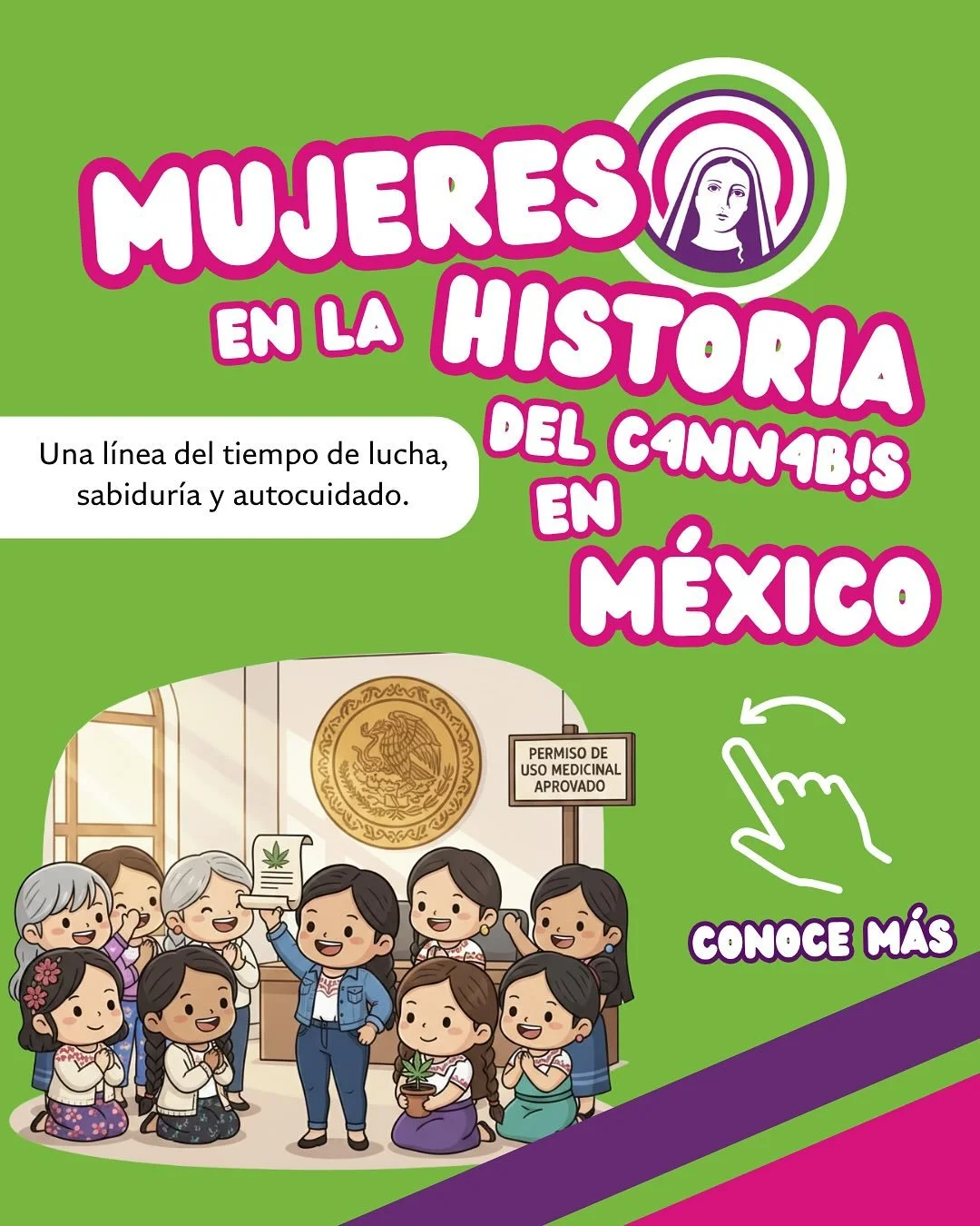 💚 En M&eacute;xico, la historia del cannabis tambi&eacute;n se escribe en voz femenina.

Desde las curanderas ancestrales hasta las activistas de hoy, las mujeres han sido clave en el cuidado, la resistencia y la b&uacute;squeda de alternativas para
