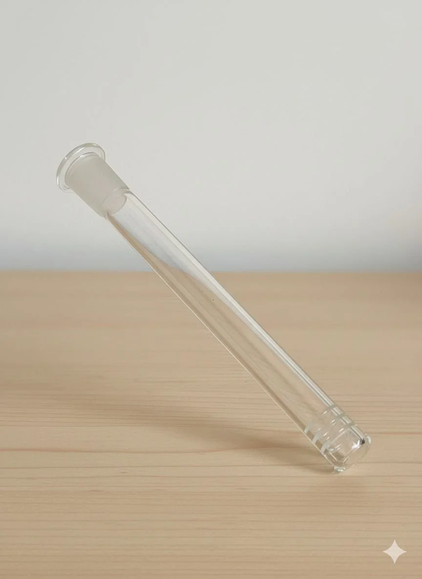 Downstem de Vidrio transparente