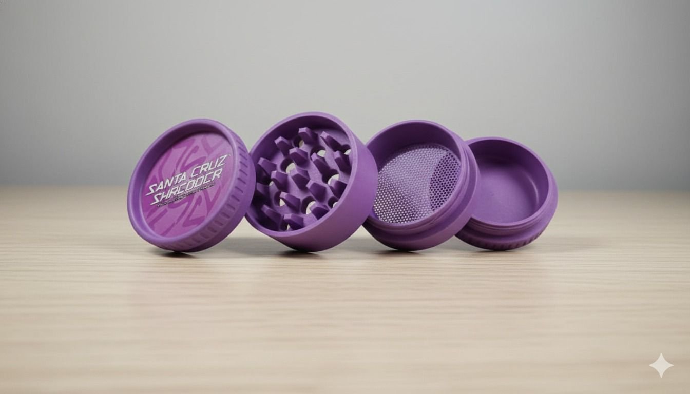 Grinder de plástico de 3 pisos