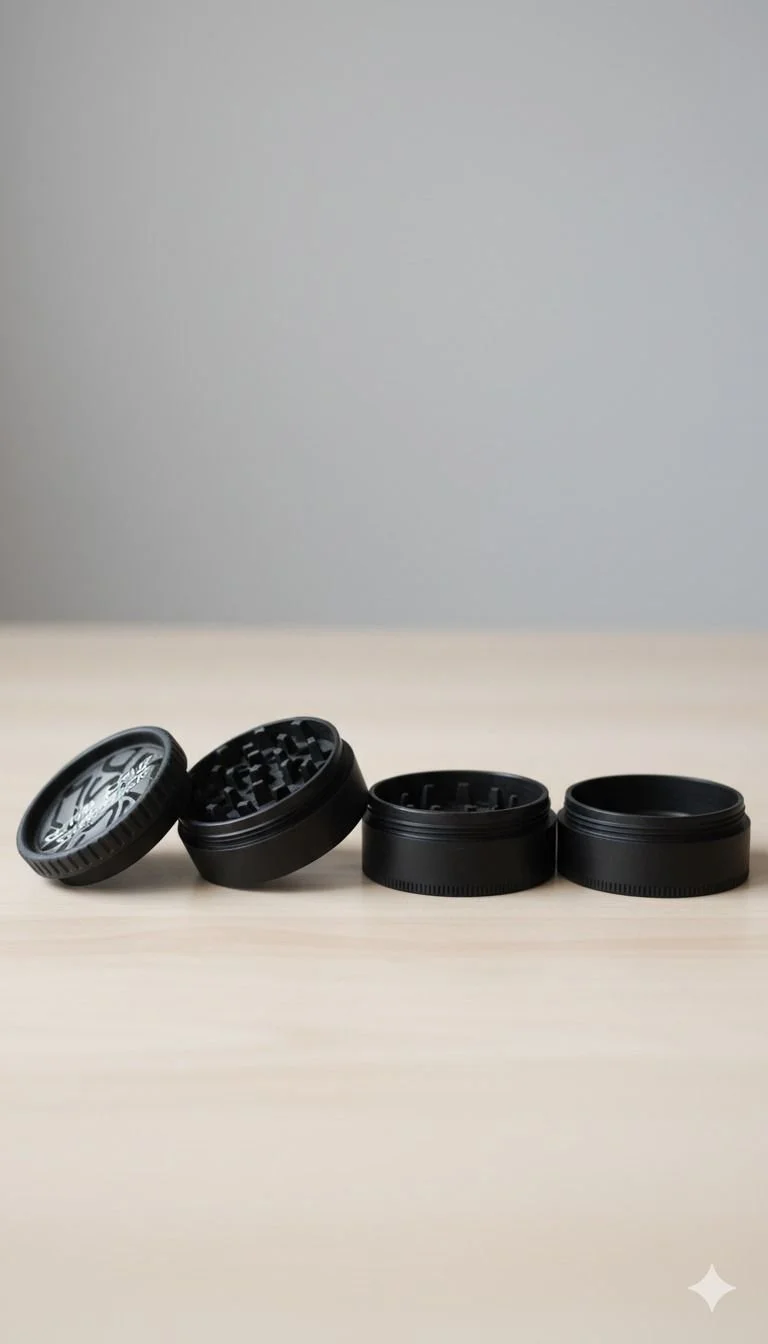 Grinder de plástico de 3 pisos