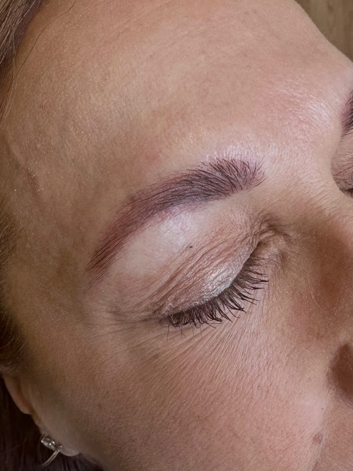 Annual touch up. Before and After. Originally, not my work, but she was pleased with our outcome 😊