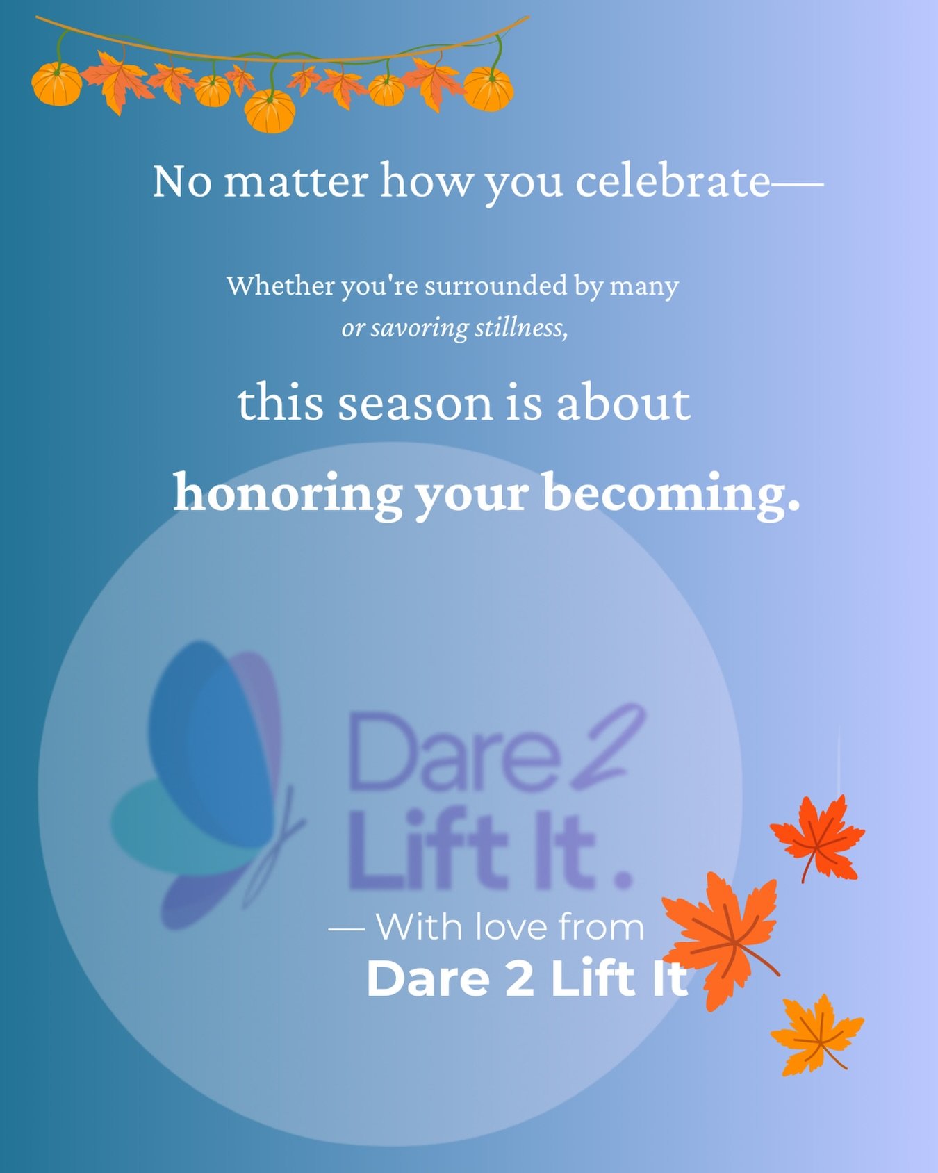 Whether you&rsquo;re with family, friends, or finding peace in your own company&mdash;
We hope you&rsquo;re taking a moment to breathe, reflect, and just be.

This season isn&rsquo;t about how much you do.
It&rsquo;s about how fully you can feel, rel