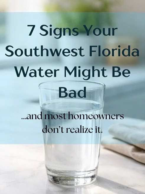 Many homeowners in Southwest Florida are dealing with water issues and don&rsquo;t even realize it.

Hard minerals, iron, sulfur, and chlorine are extremely common in this area &mdash; and they can affect everything from your appliances to your skin 