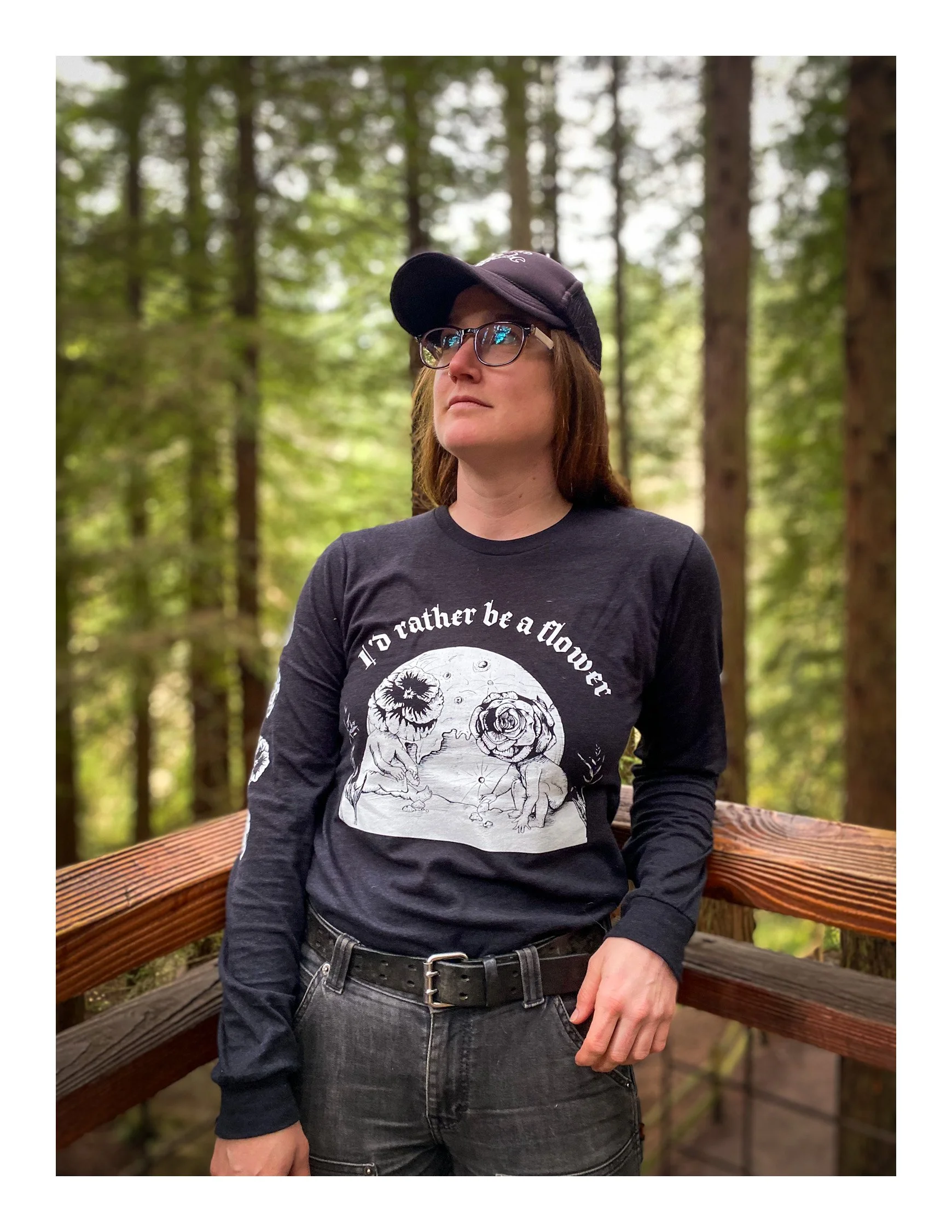 "I'd Rather be a Flower" Unisex Long Sleeve Tee