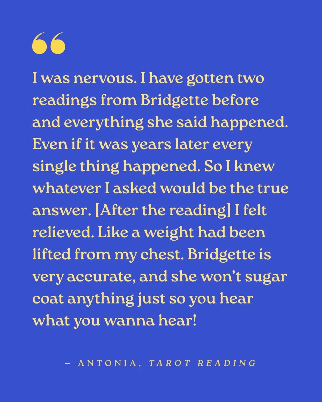 I have had the honor of teaching, reading, laughing, and crying with you. 

Thank you for letting me be a part of your life!

Be Strange,
Bridgette xoxo

#njtarotreader #tarotreader #testimonials
