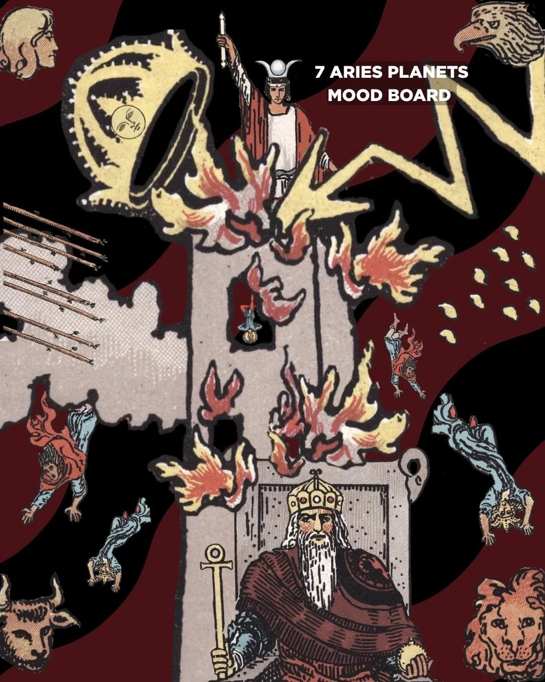 Seven. Yes SEVEN planets in Aries this week, folks. 

Check out the Tarotscopes, where astrology meets Tarot, in the place that shall not be named. 

Stay safe out there,
Bridgette 🌈✨

#tarotscope #ariesseason #ariesstellium