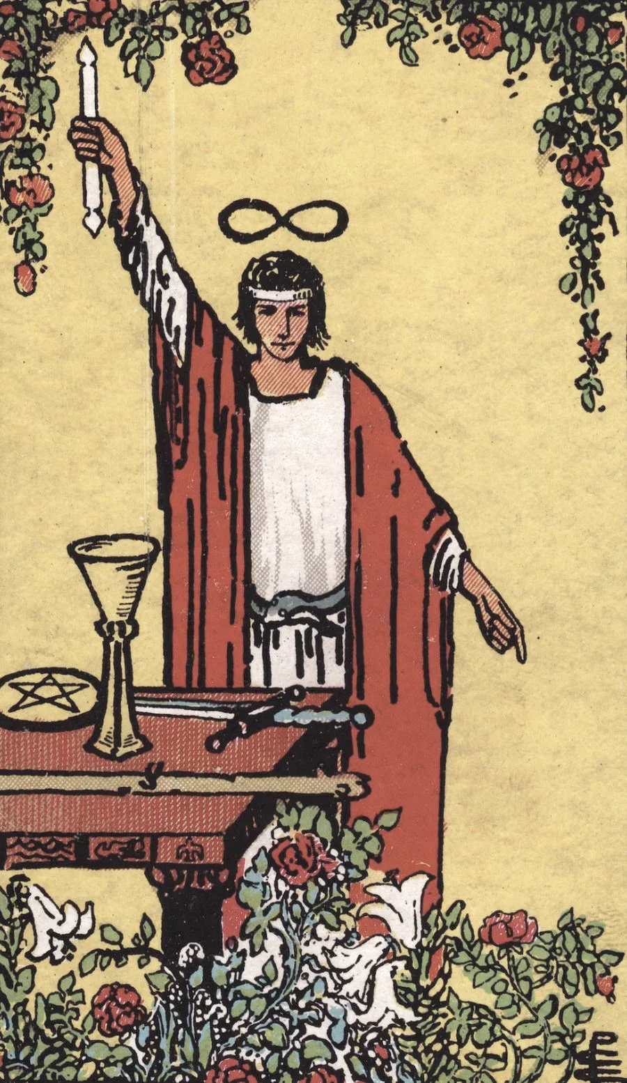 Magician tarot card