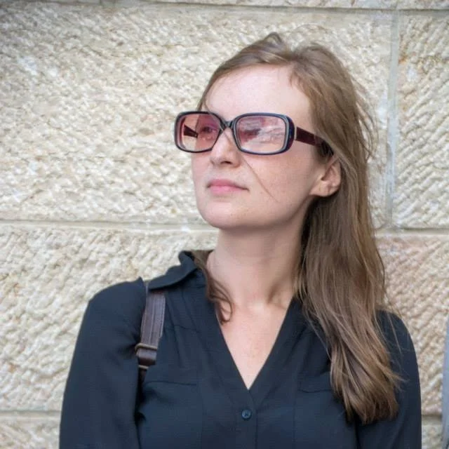 me in israel looking out over the city of jerusalem