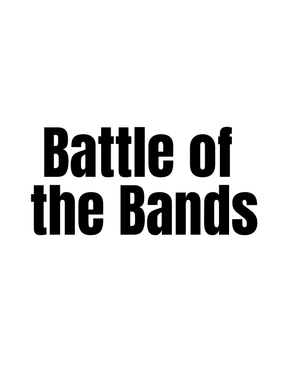 Battle of the Bands at Luke's Place