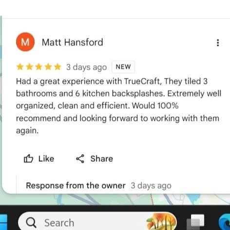 Five stars for our latest project.
Thanks, Matt!
If you are thinking about finishing your basement, this is your moment. We have the team and the time. Send us a message and let&rsquo;s make it happen.