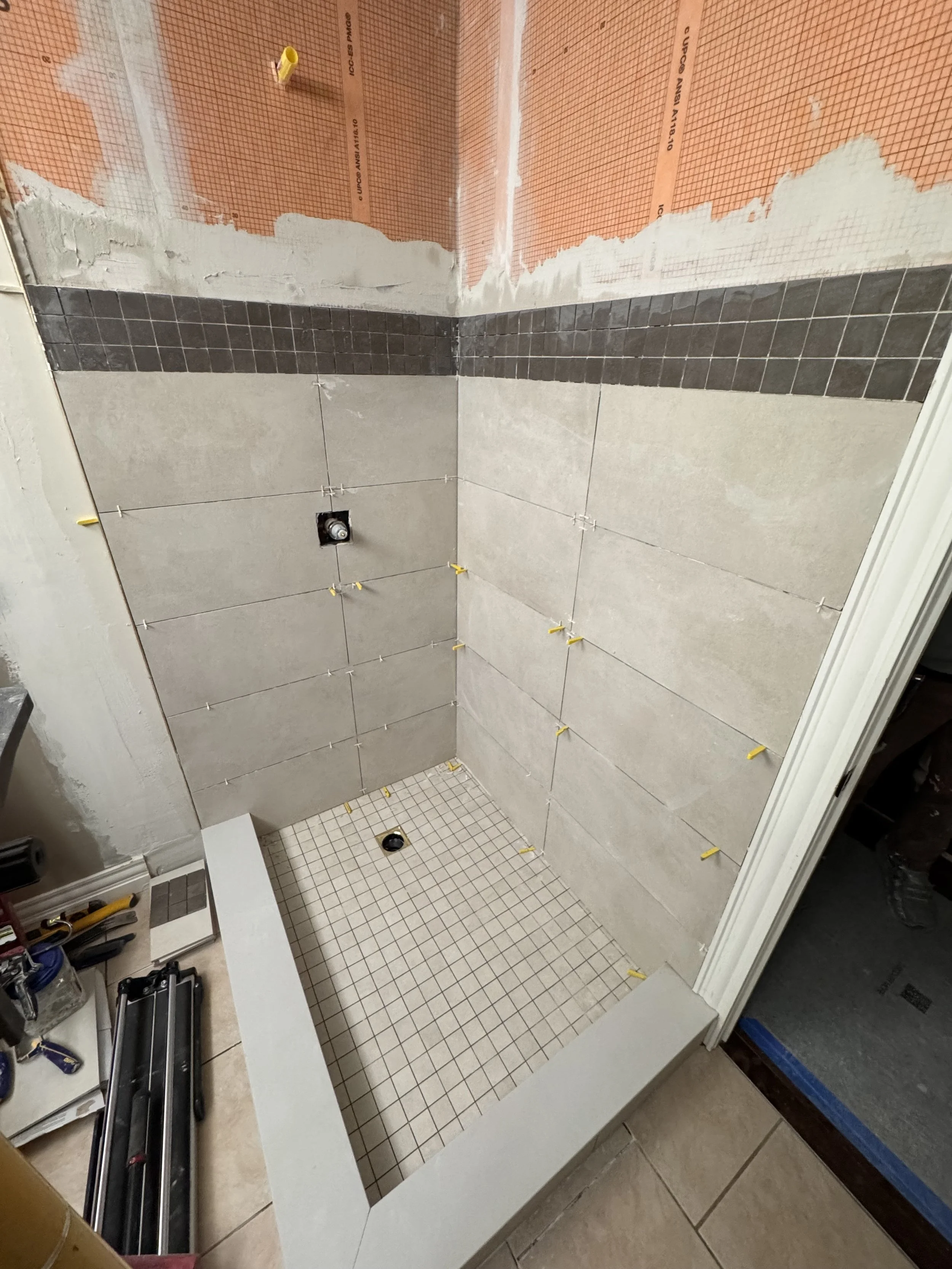 Tile installation. Shower tile installation. Bathroom renovation. Halifax, Dartmouth, Bedford, Lower Sackville, Hammonds Plains, Fall River, Timberlea